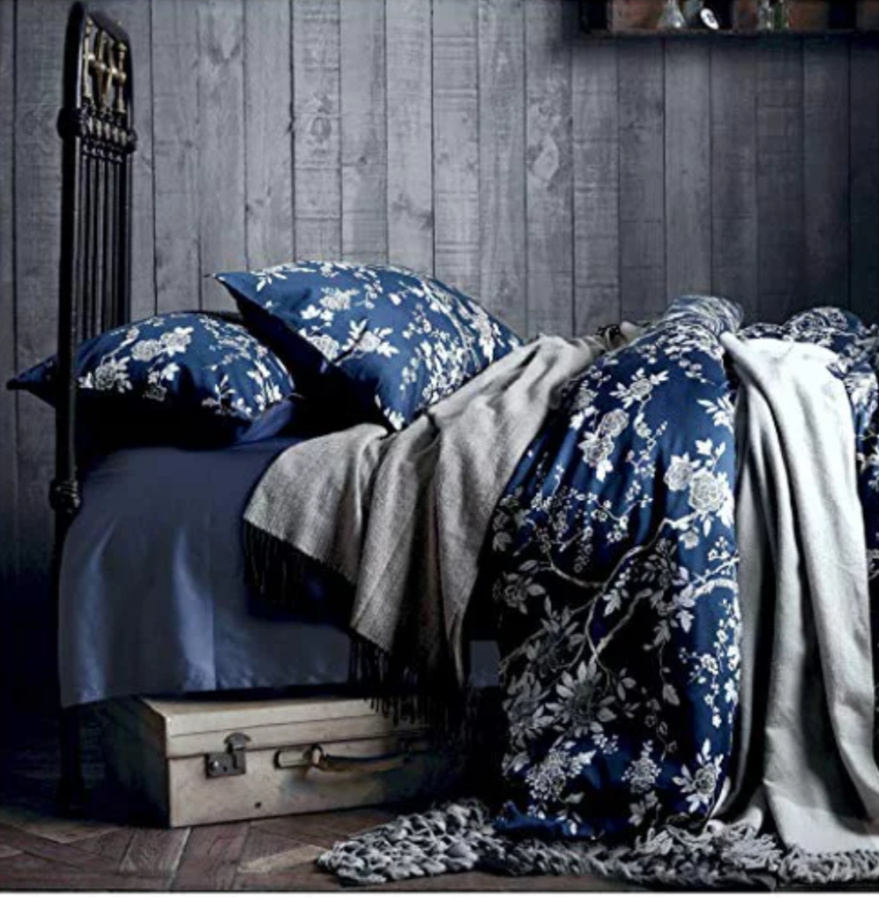 Walmart Navy Floral Duvet