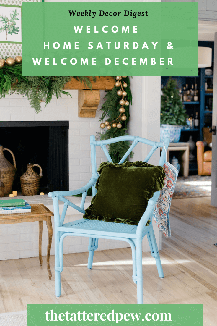 Welcome Home Saturday and Welcome December!