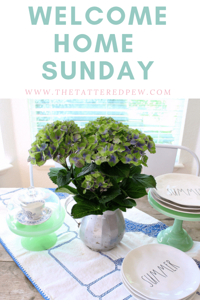Welcome Home SUnday Week 25: come read what 6 home decor bloggers have to share about home, projects and more!