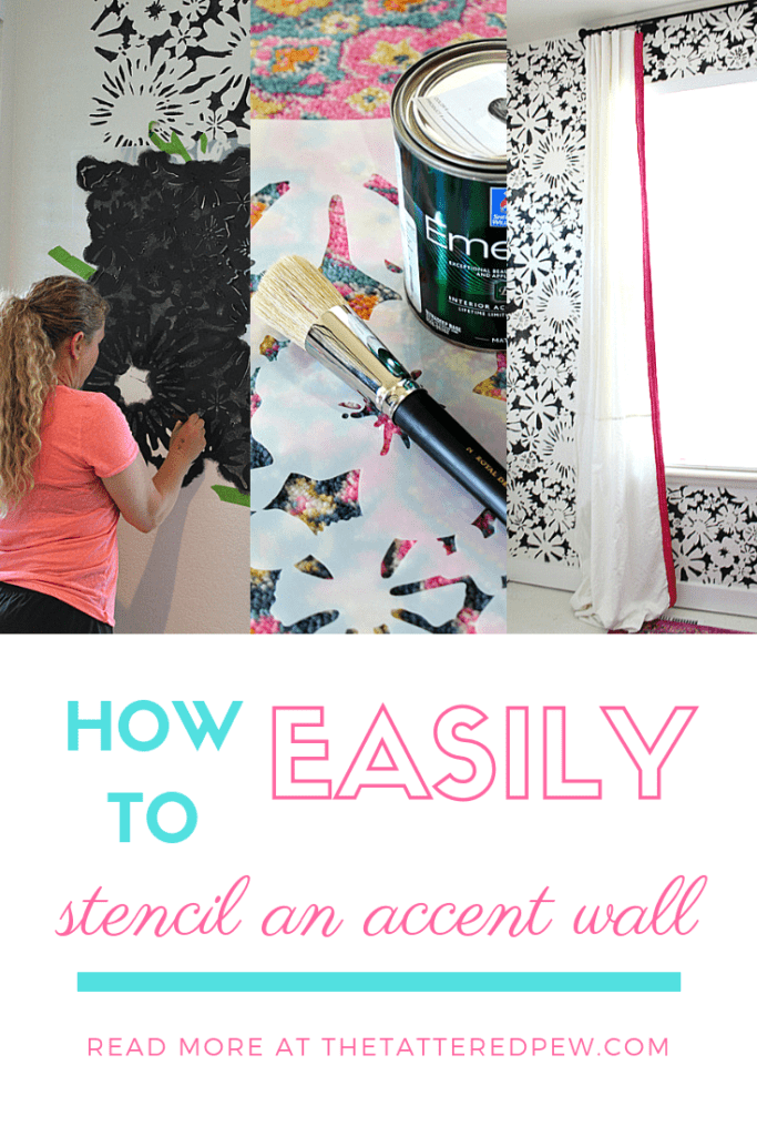 Hw to easily stencil an accent wall!